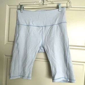 CALIA by Carrie Underwood Light Blue Biker Shorts 12”